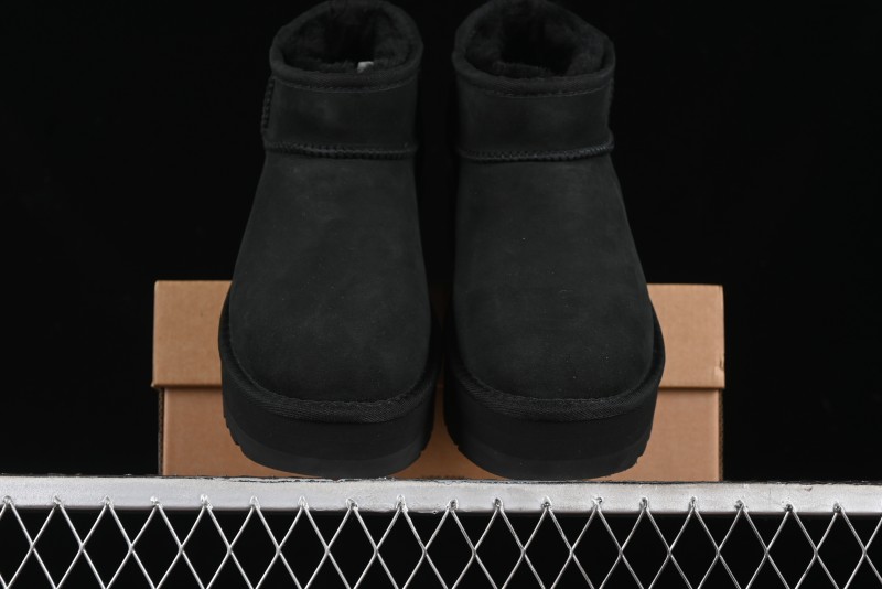 UGG Classic Ultra Mini Platform 3CM Wool Blend Mini Short Boots - 1135092