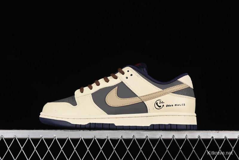 Nike Dunk Low SB Casual Skate Shoes with Chestnut-Inspired Design - FV8106-361