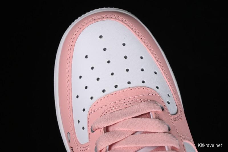 Nike Air Force 1'07 Low Casual Sneakers with Cuddle Bear Design - YY2024-762