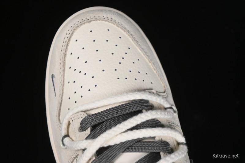 Nike SB Dunk Low Stussy Anniversary Edition Custom Low-Top Casual Sneakers - SJ2068-280