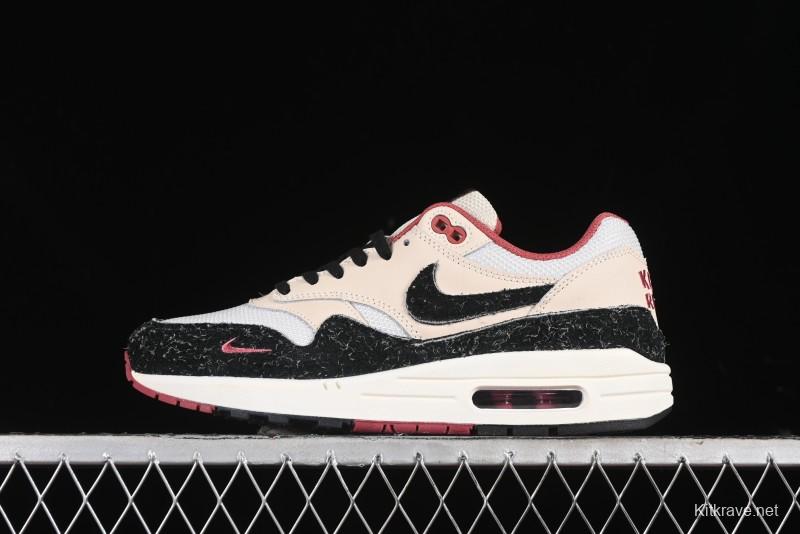 Nike Air Max 1 Retro Running Shoes with Half-Sole Air Cushion - FD5743-200