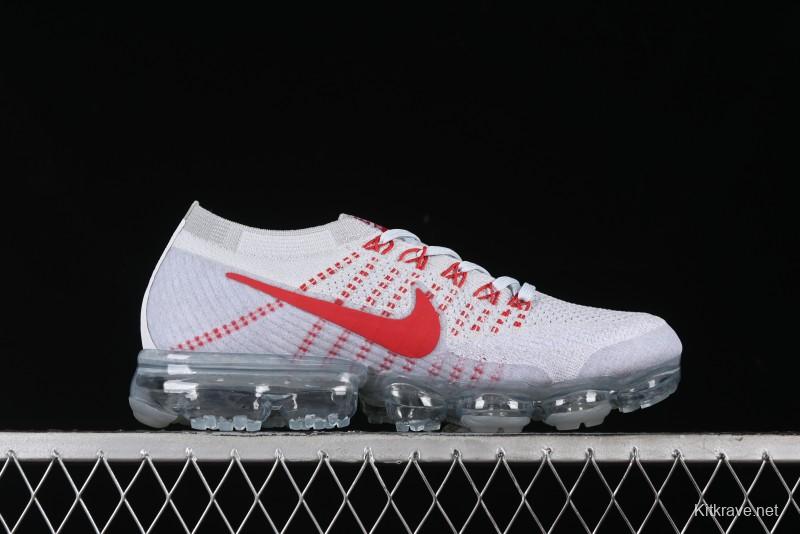 Nike Vapormax Flyknit Breathable Casual Running Shoes with Full-Length Air Cushion - 849558-006