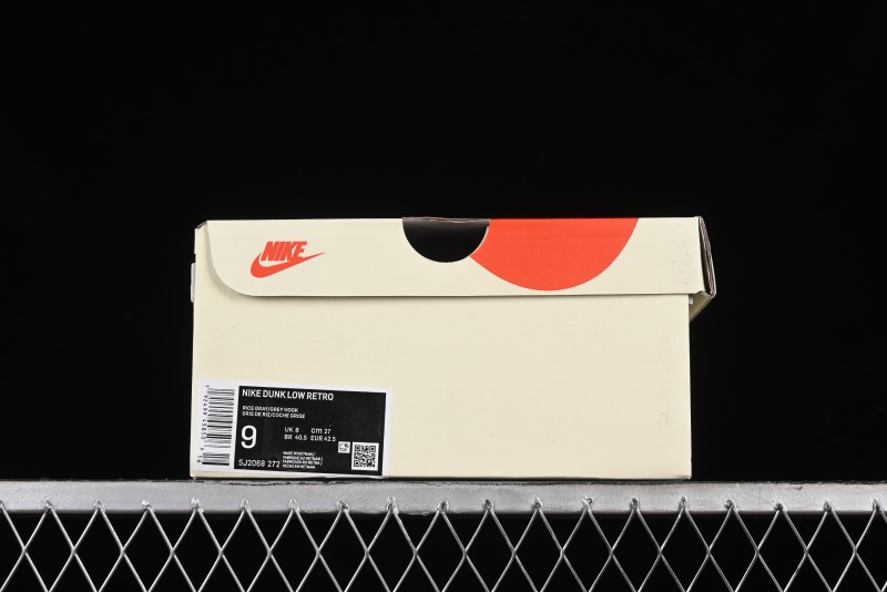 Nike SB Dunk Low x Supreme x Stussy Anniversary Customized Sneakers in Off-White Grey Check - SJ2068-272