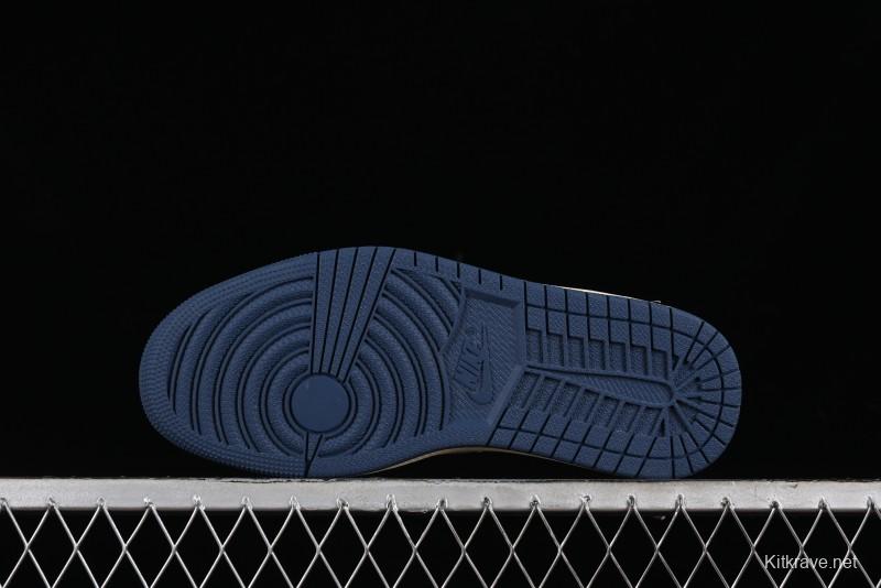 Nike Travis Scott x Fragment Design x Air Jordan 1 Low OG SP Retro Sneakers - JH6088-707