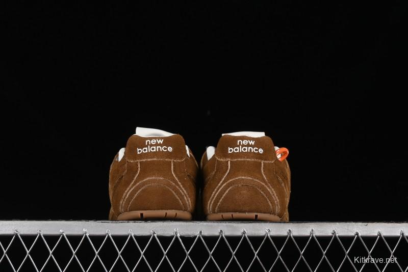 Miu Miu x New Balance 530 Low-Top Retro Running Shoes with Deconstructed Design - 38165