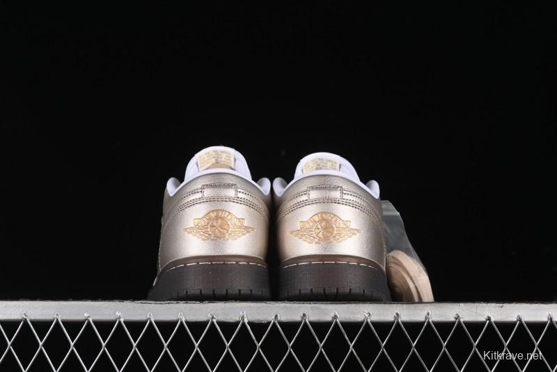 Nike Air Jordan 1 Low Retro Basketball Shoes Platinum - HQ3529-099