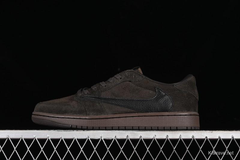 Nike Travis Scott x Air Jordan 1 Low OG Retro Sneakers - DM7866-202