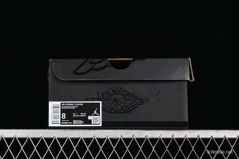 Nike Air Jordan 1 Low Black Cat Basketball Shoes - HM3690-001