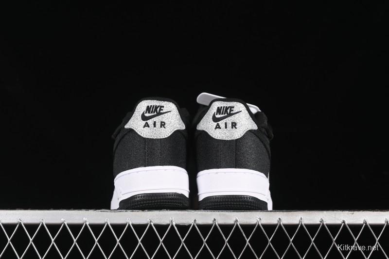 Nike Air Force 1 '07 Low Cleanfit High Street Retro Style Patchwork Starry Sky Full Diamond Lace-Up Low-Top Casual Sneakers - ZH0316-033