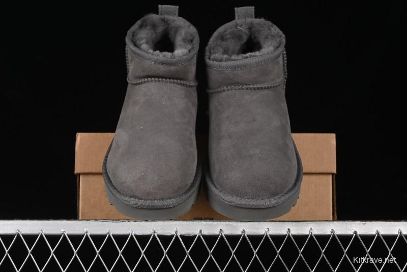 UGG Classic Ultra Mini Short Boots with Genuine Australian Shearling and TREADLITE Outsole - 1116109