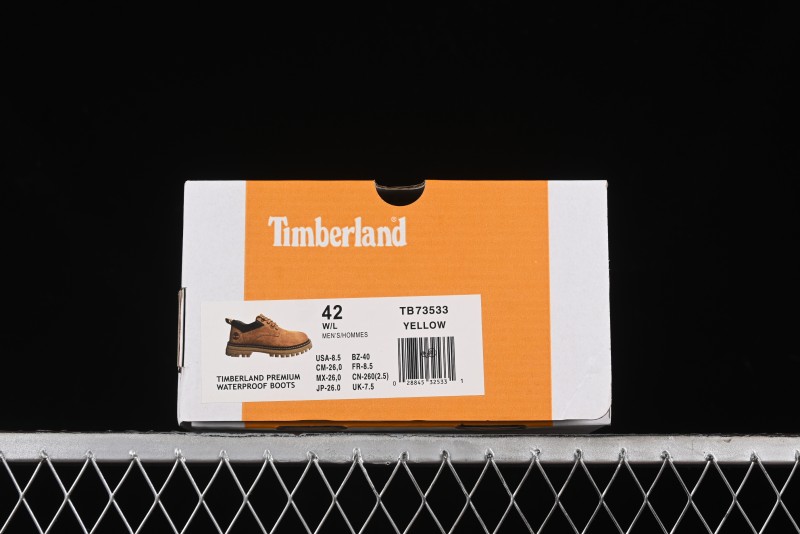 Timberland 24SS Autumn New Low-Top Casual Shoes Series - TB73533YELLOW