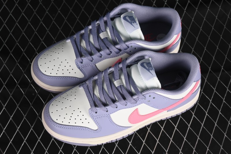 Nike SB Dunk Low White Blue Pink SB Shattered Backboard Casual Skate Shoes - DD1503-500