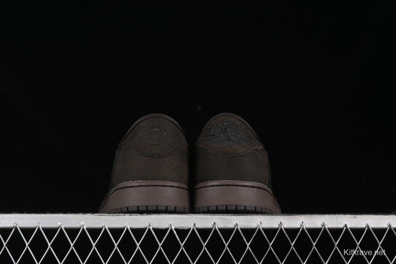 Nike Travis Scott x Air Jordan 1 Low OG AJ1 Reverse Swoosh Sneakers - DM7866-202