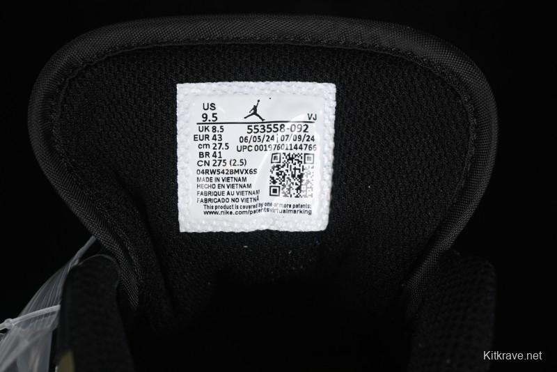 Nike Air Jordan 1 Low "Medium Olive" Retro Casual Sneakers - 553558-092