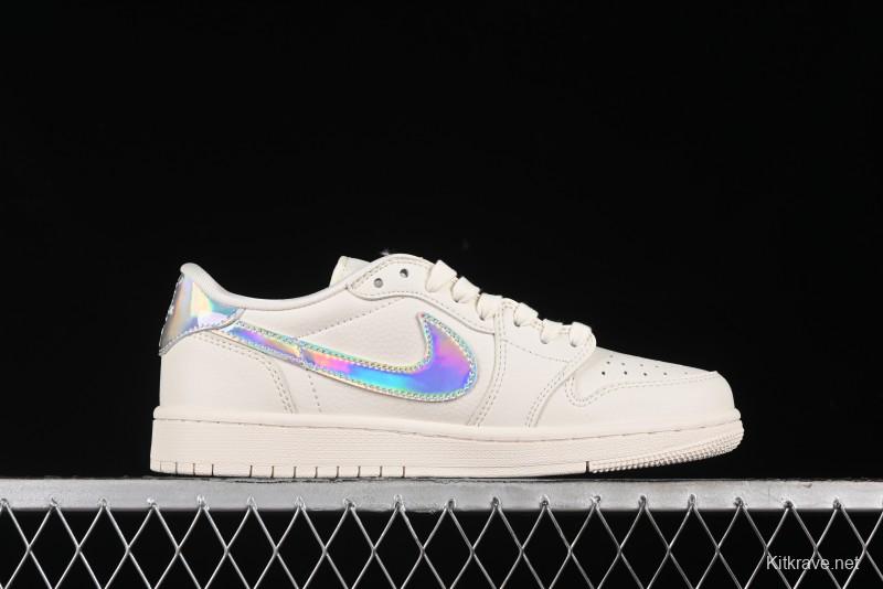 Nike Travis Scott x Fragment Design x Air Jordan 1 Low OG SP AJ1 Supreme Collaboration - CF3688-015