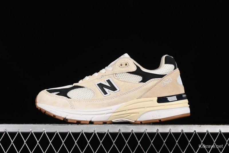 New Balance Made In USA M993 Series Classic Retro Casual Running Shoes - U993WS