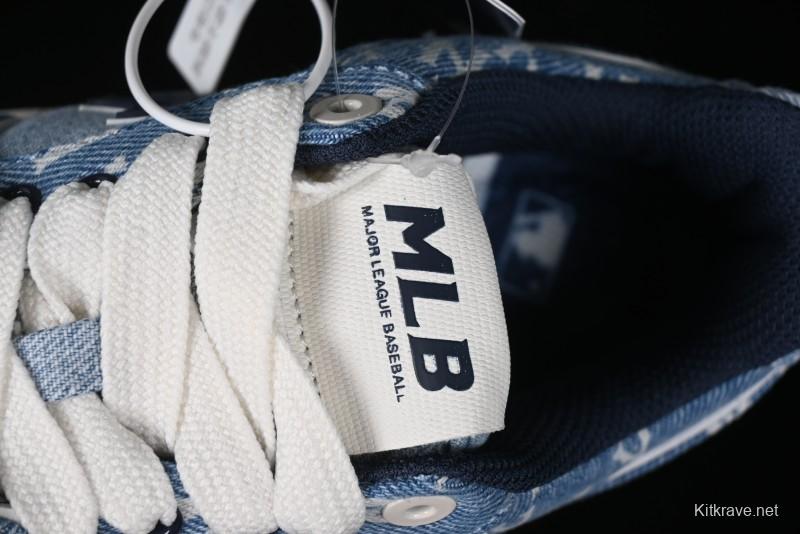 New York Yankees MLB Chunky Liner Denim Basic Platform Sandals - 3ASXCDC4N50BLS