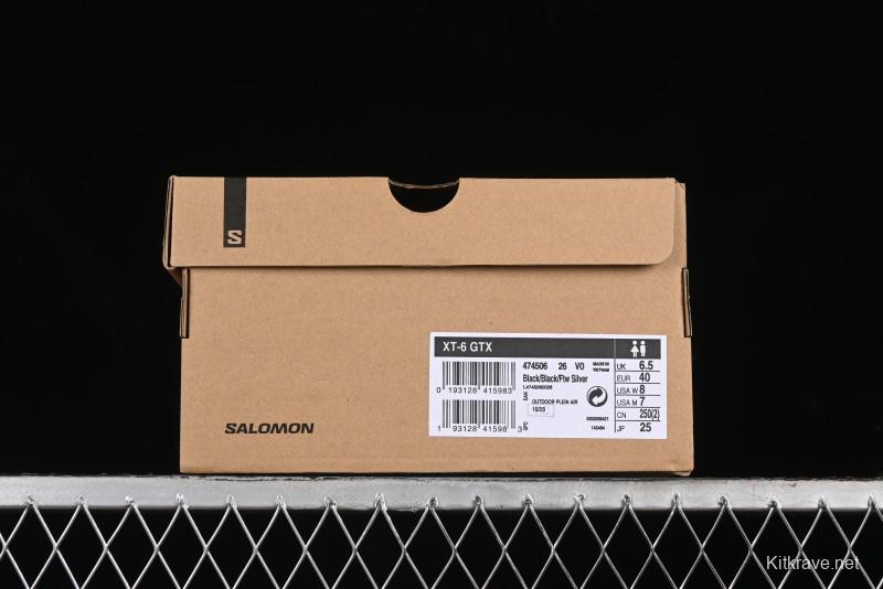 Salomon XT-6 GTX Waterproof Trail Running Shoes - 474506-26