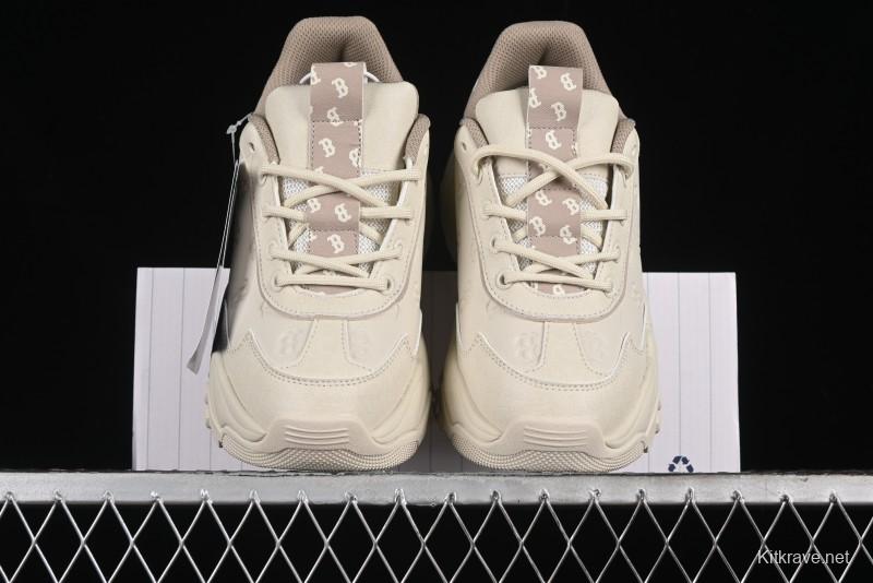 New York Yankees MLB Bigball Chunky Embo Monogram Thick Sole Sandals - 3ASHBEM4N43BGS