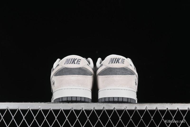 Nike SB Dunk Low Stussy Anniversary Edition Premium Custom Low-Top Casual Sneakers - XX2025-578