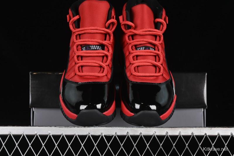 Nike Air Jordan 11 Retro High Top Basketball Shoes in Black/Red - CT8012-600