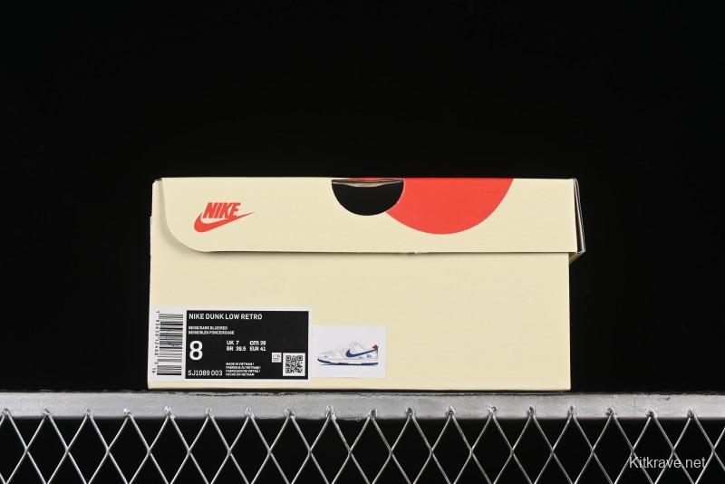 Nike SB Dunk Low Stussy Anniversary High-End Custom Sneakers with Blue Swoosh - SJ1089-003