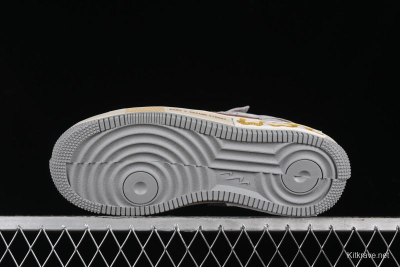 Nike Kaws x Air Force 1 '07 Low Custom Casual Sneakers - CW6688-806