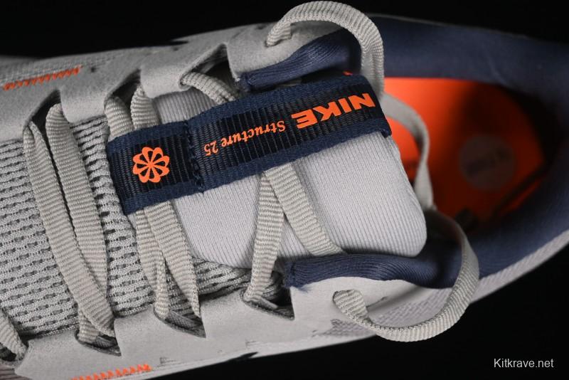 Nike Air Zoom Structure 25 Cushioned Anti-Slip Comfort Running Shoes - DJ7883-009