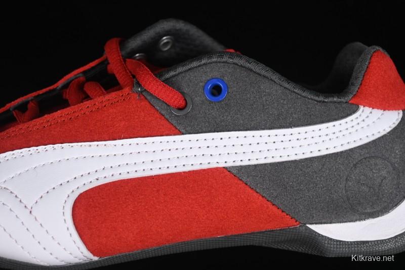 Puma Sparco Future Round Toe Lace-Up Leather Fabric Low-Top Lifestyle Casual Shoes - 307936-06