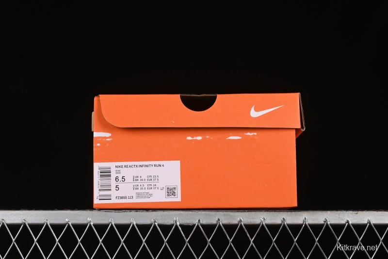 Nike ZoomX Infinity Run 4 Knit Upper Professional Cushion Running Shoes - FZ3655-113