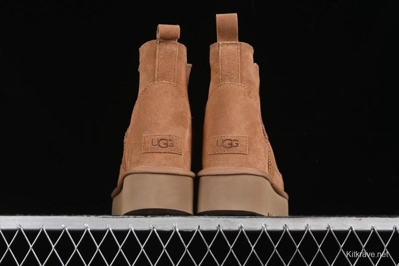 UGG Mini Bailey Button II Chelsea Boots with Chunky Platform - 1158051