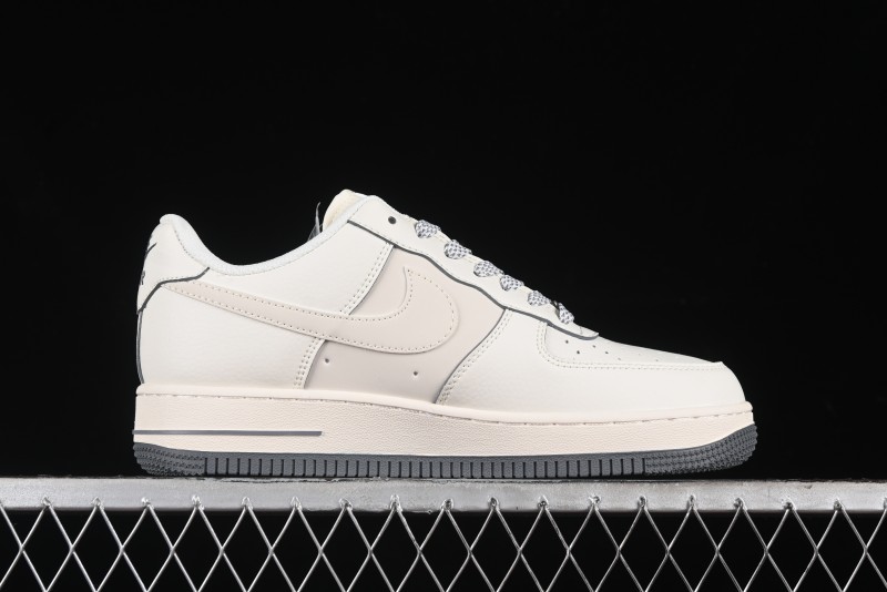 Nike Air Force 1 '07 Low Supreme The North Face Collaboration - Beige Grey Low-Top Casual Sneakers - XZ1996-710