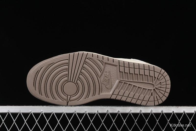 Nike Travis Scott x Fragment Design x Air Jordan 1 Low OG SP AJ1 Retro Sneakers - JH6089-001