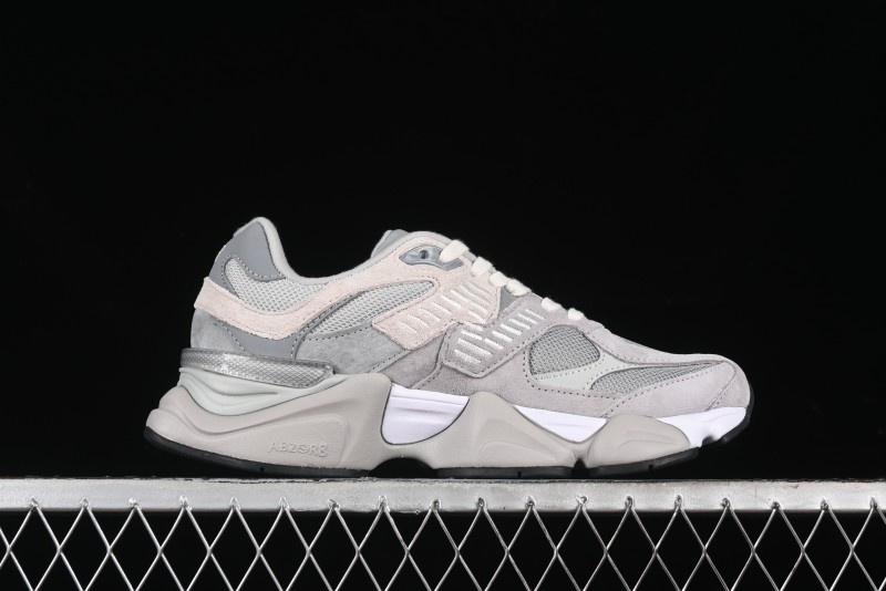New Balance NB9060 Series Retro Casual Running Shoes with ABZORB Cushioning - U9060JCG