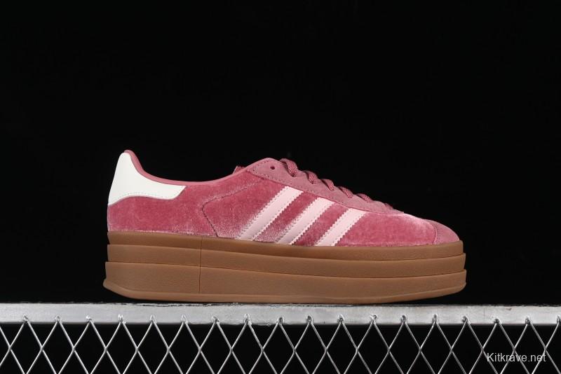 Adidas Originals Gazelle Bold IG4389 Low-Top Sneakers with Thick Sole for Slip Resistance and Durability
