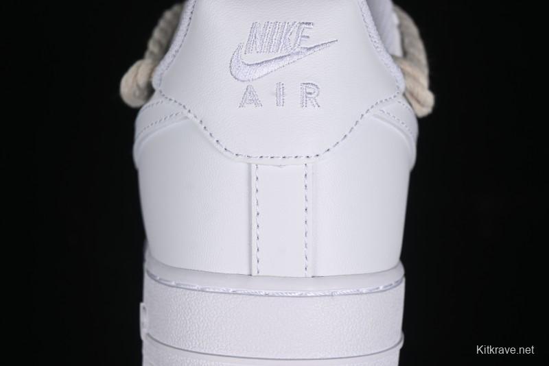 Nike Air Force 1 '07 Low White Deconstructed Casual Sneakers - CW2288-046