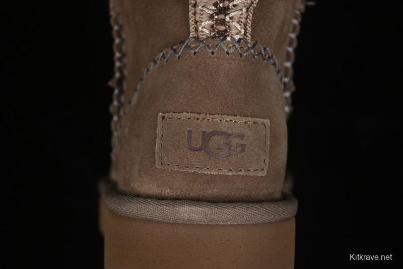 UGG Classic Mini Alpine Shearling Lined Snow Boots - 1158251