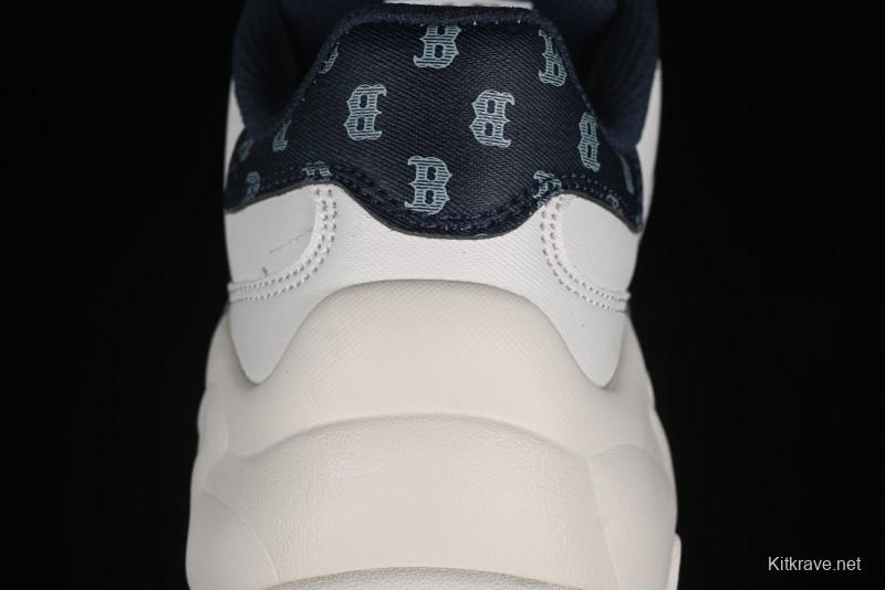 New York Yankees MLB Bigball Chunky Denim Monogram Platform Sneakers - 3ASHBDM4N43NYS