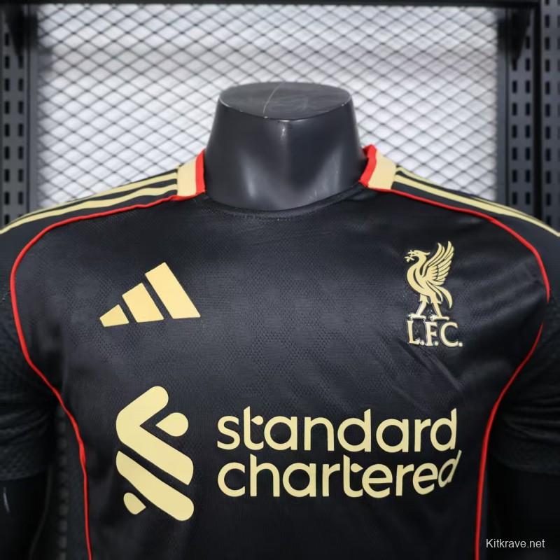 Player Version 25/26 Liverpool Third Black Jersey