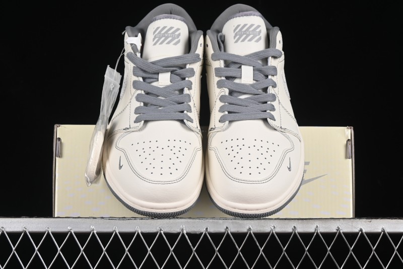 Nike Air Jordan 1 Low OFF-WHITE Collaboration Retro Basketball Shoes - CF3688-022