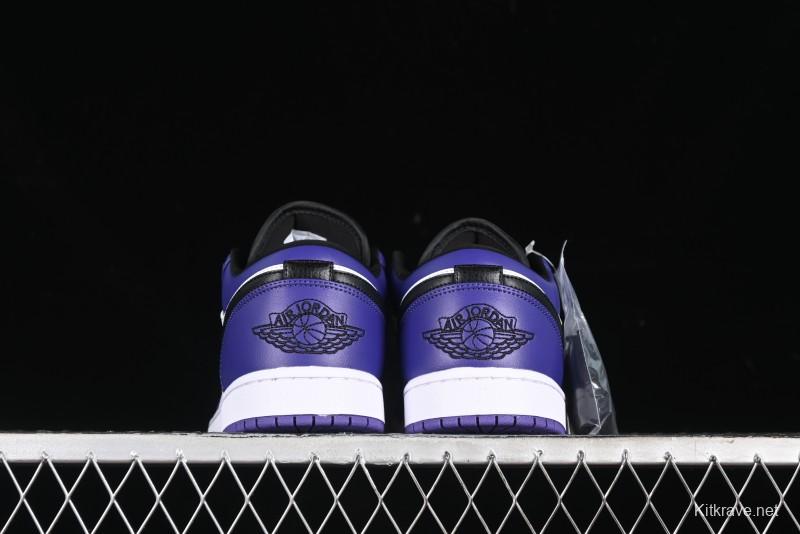 Nike Air Jordan 1 Low AJ1 Grape Purple Low-Top Basketball Shoes - 553558-500