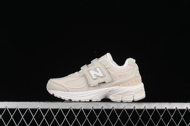 New Balance 2002R Series Hook and Loop Kids Shoes with Fleece Lining - PV2002TM