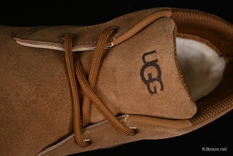 UGG Burleigh Chukka Comfortable Flat Lace-Up Round Toe Fashion Casual Boots - 1151773
