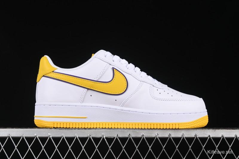 Nike Air Force 1 '07 Low Kobe Full-Grain Leather Casual Sneakers with Full-Length Air Cushion - FZ1151-100