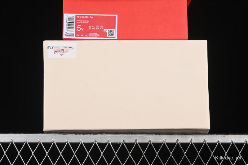 Nike Dunk Low Panda Prank Special Edition Heartbeat Mail Casual Sneakers - CW1590-100