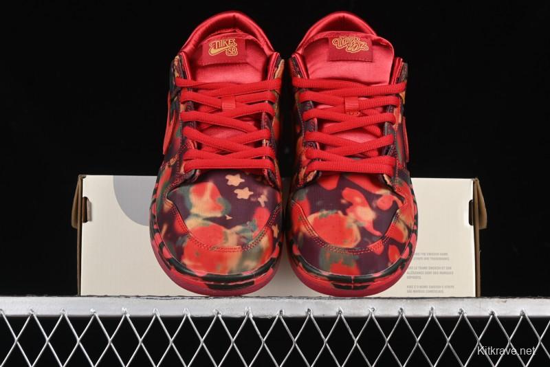 Nike SB Dunk Low The Wizard Of Oz Limited Edition Tear-Away Casual Sneakers - FZ1291-600
