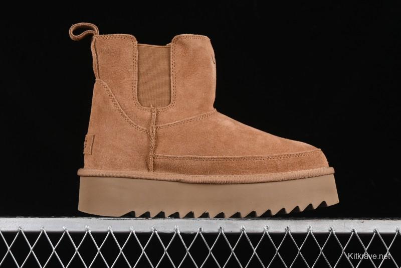 UGG Mini Bailey Button II Chelsea Boots with Chunky Platform - 1158051