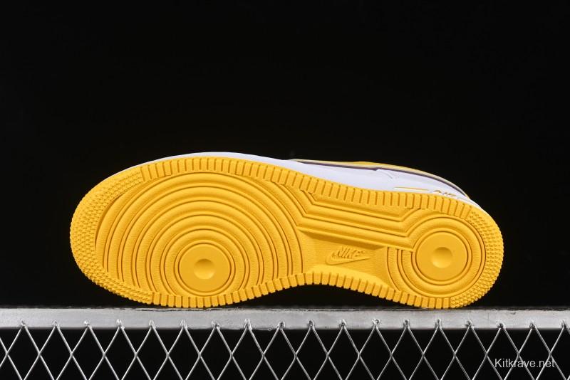 Nike Air Force 1 '07 Low Kobe Full-Grain Leather Casual Sneakers with Full-Length Air Cushion - FZ1151-100