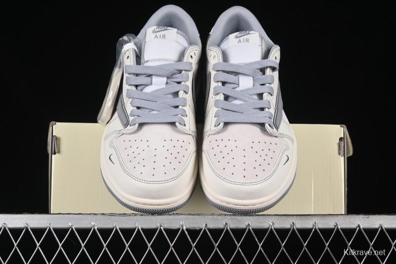 Nike Travis Scott x Fragment Design x Air Jordan 1 Low OG SP AJ1 Supreme Collaboration - XZ2268-003