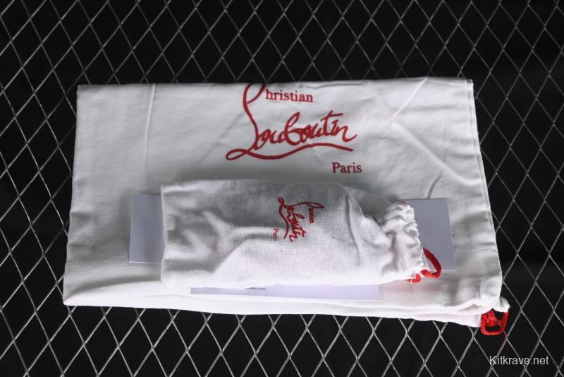 Christian Louboutin Astroloubi Comfortable Fashion Low-Top Sneakers White Red - X.D4